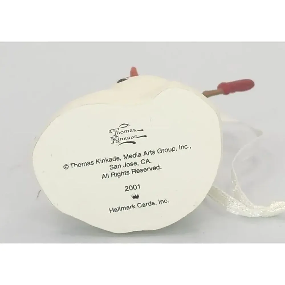 2001 Hallmark Victorian Christmas Memories Thomas Kinkade‎ 3 Ornaments Box U236